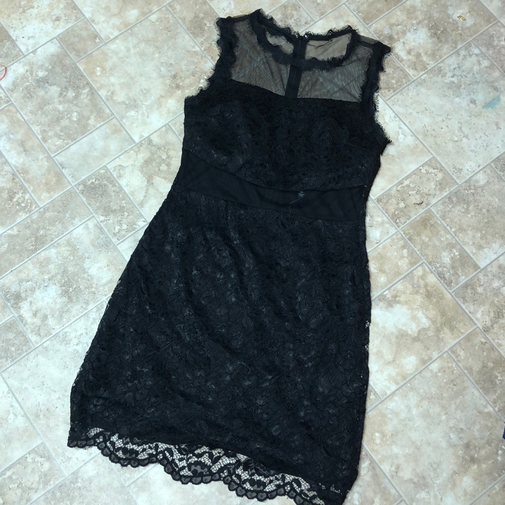 Short Black Lace Dress